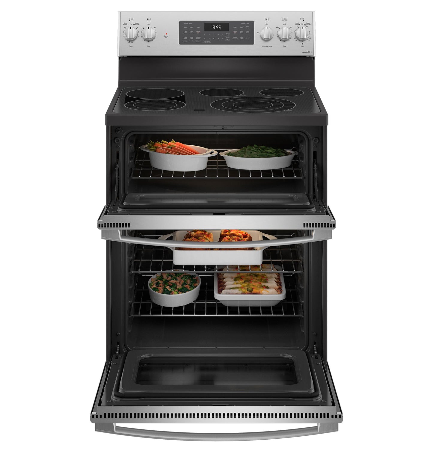 GE APPLIANCES PB965YPFS GE Profile 30"" Smart Free-standing Electric Double Oven CONVECT...