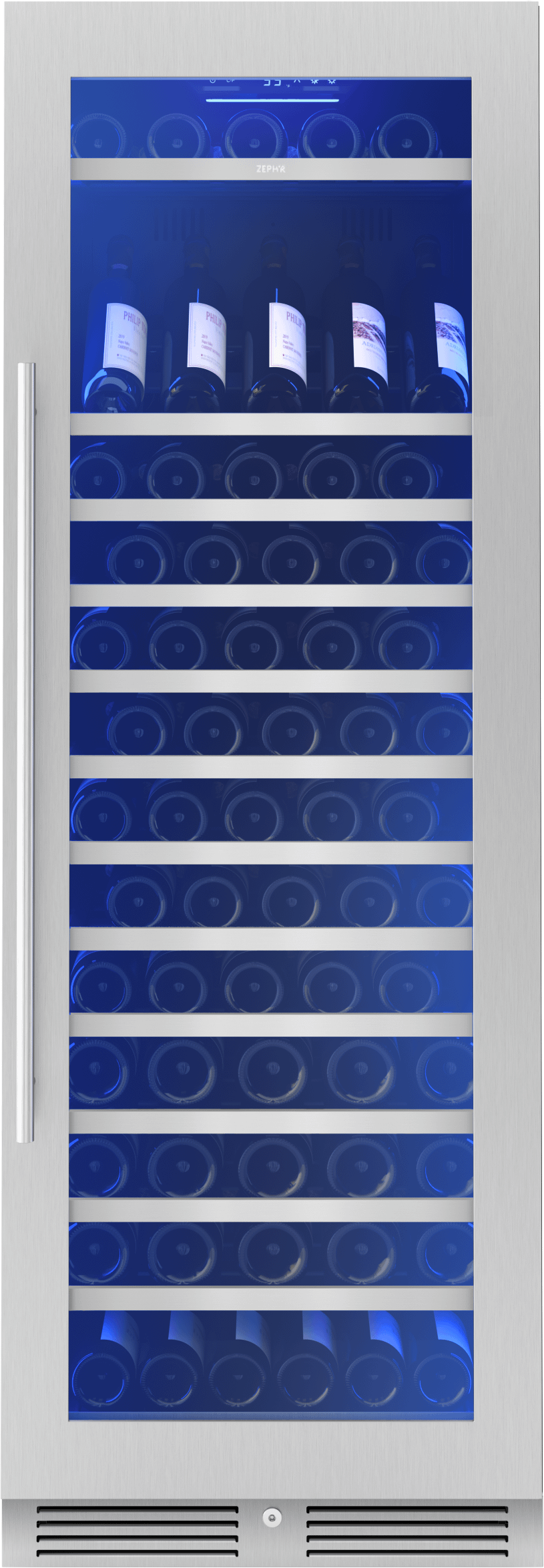 ZEPHYR PRW24F01CG Zephyr 24"" Full Size Single Zone Wine Cooler