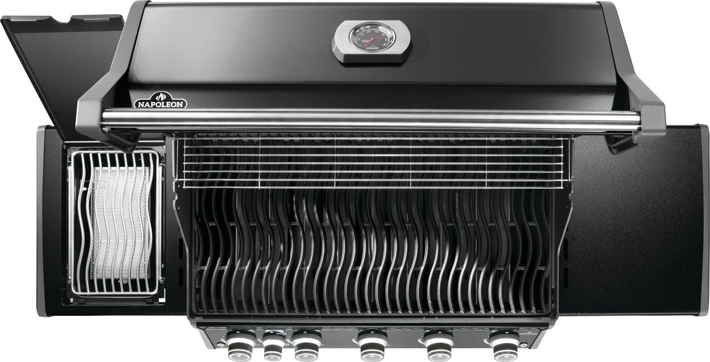 NAPOLEON BBQ RP625SIBPK2 Rogue Pro 625 Sib With Infrared Side Burner , Propane, Black