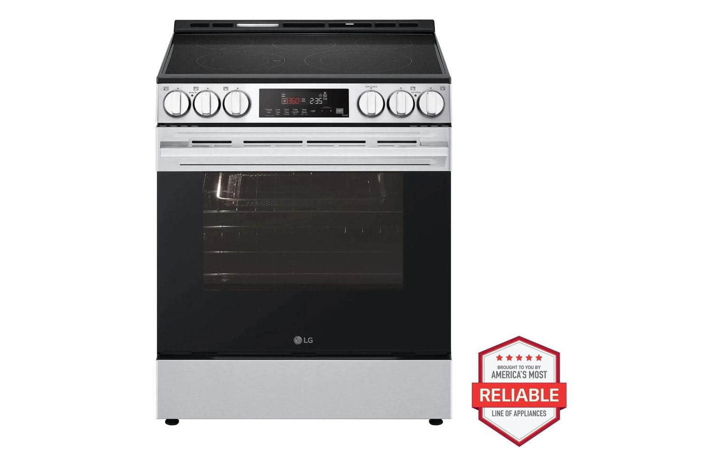 LG LSEL6333XE 6.3 Cu Ft. Smart Electric Slide-in Range With Air Fry & Easyclean