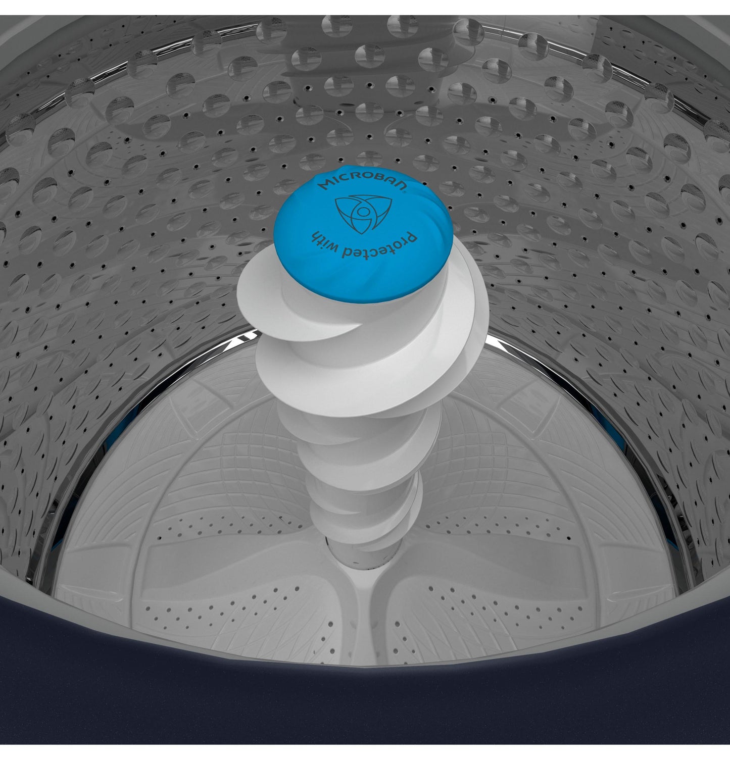 GE APPLIANCES PTW905BPTRS GE Profile 5.3 Cu. Ft. Capacity Washer With Smarter Wash TECHNO...