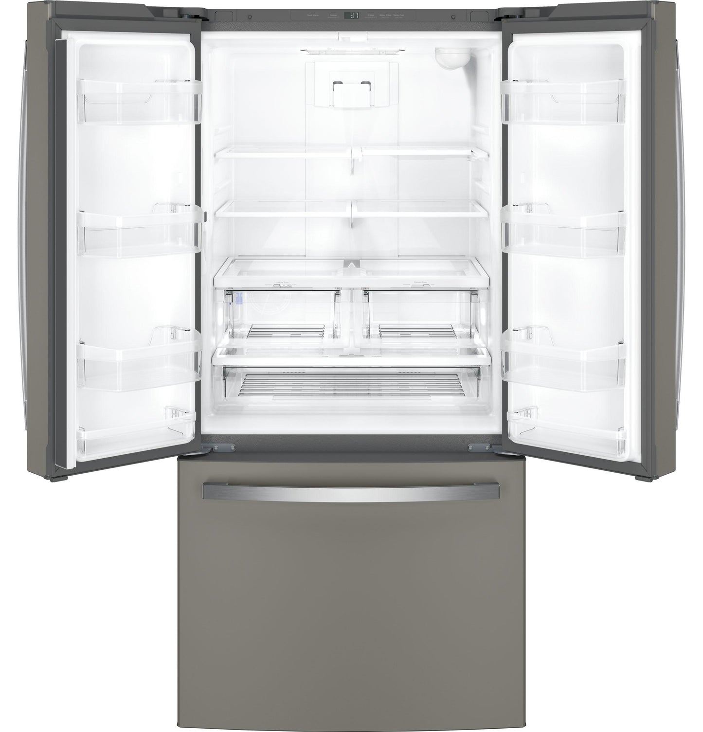 GE APPLIANCES GWE19JMLES Ge Energy Star 18.6 Cu. Ft. Counter-depth French-door REFRIGE...