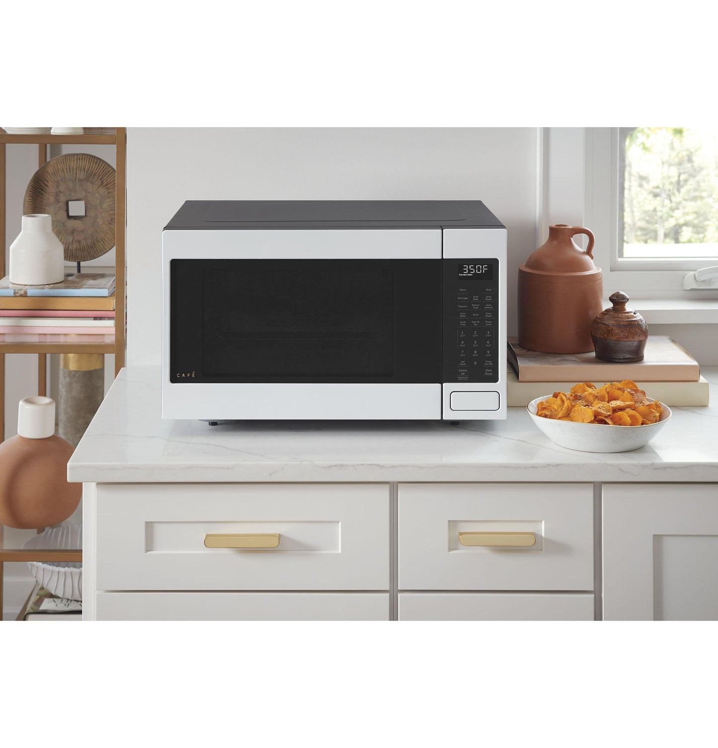 CAFE CCWK15C1WSS Cafe 1.5 Cu. Ft. Smart Countertop Convection/microwave Oven