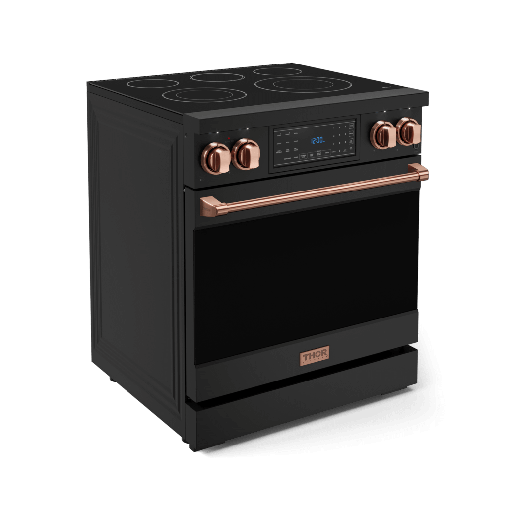 THOR KITCHEN RSE30BRSG 30 Inch Professional Electric Range With Tilt Panel Touch Control I...