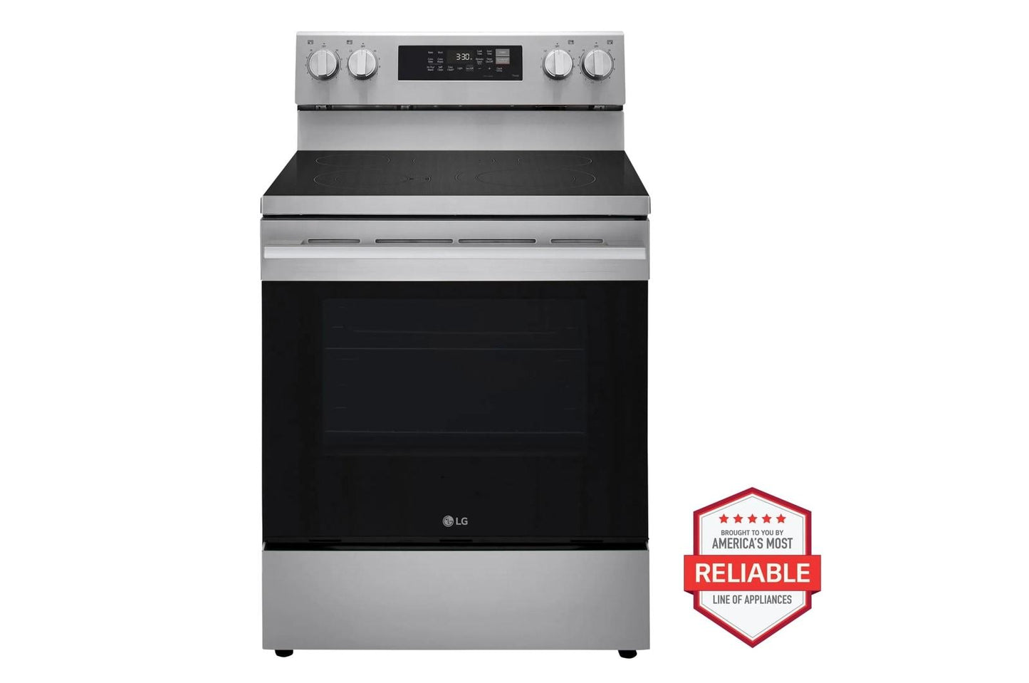 LG LREN6323YE 6.3 Cu. Ft. Smart Wi-fi Enabled Probake Convection Electric RANG...