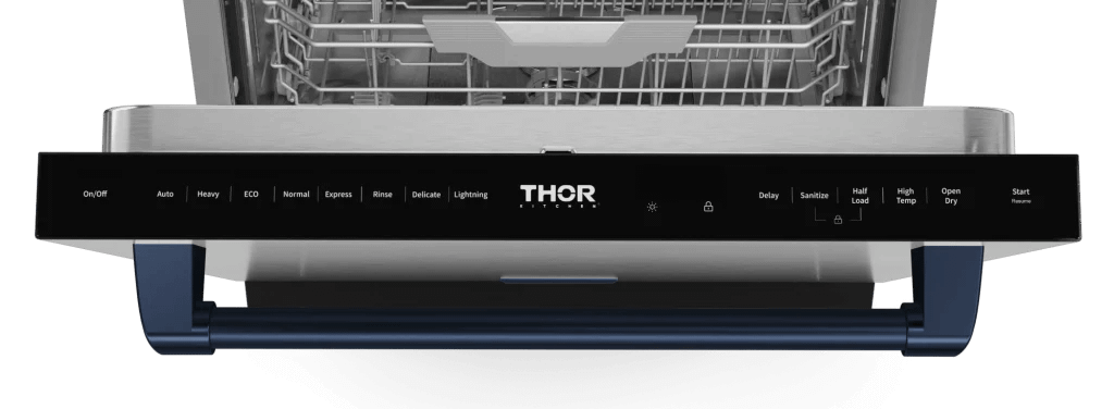 THOR KITCHEN DW24X8BA99BLU 24 Inch Dishwasher Stainless Steel/navy Blue | Gordon Ramsay SERIES...