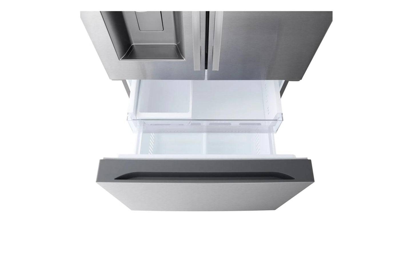 LG LF25H6330S 25 CU.FT. 3-door French Door Refrigerator With New Hybrid Handle DE...