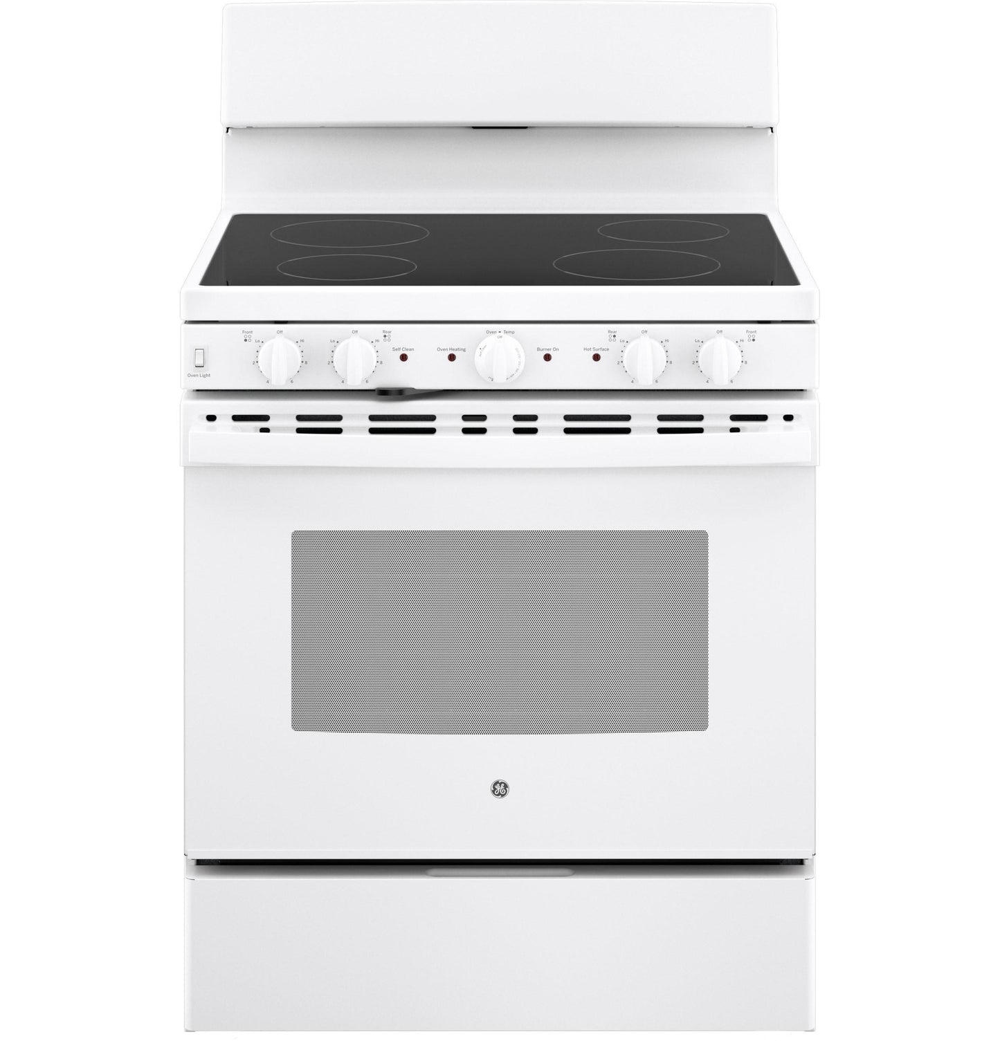 GE APPLIANCES JB480DTWW GE 30"" Free-standing Electric Radiant Smooth Cooktop Range
