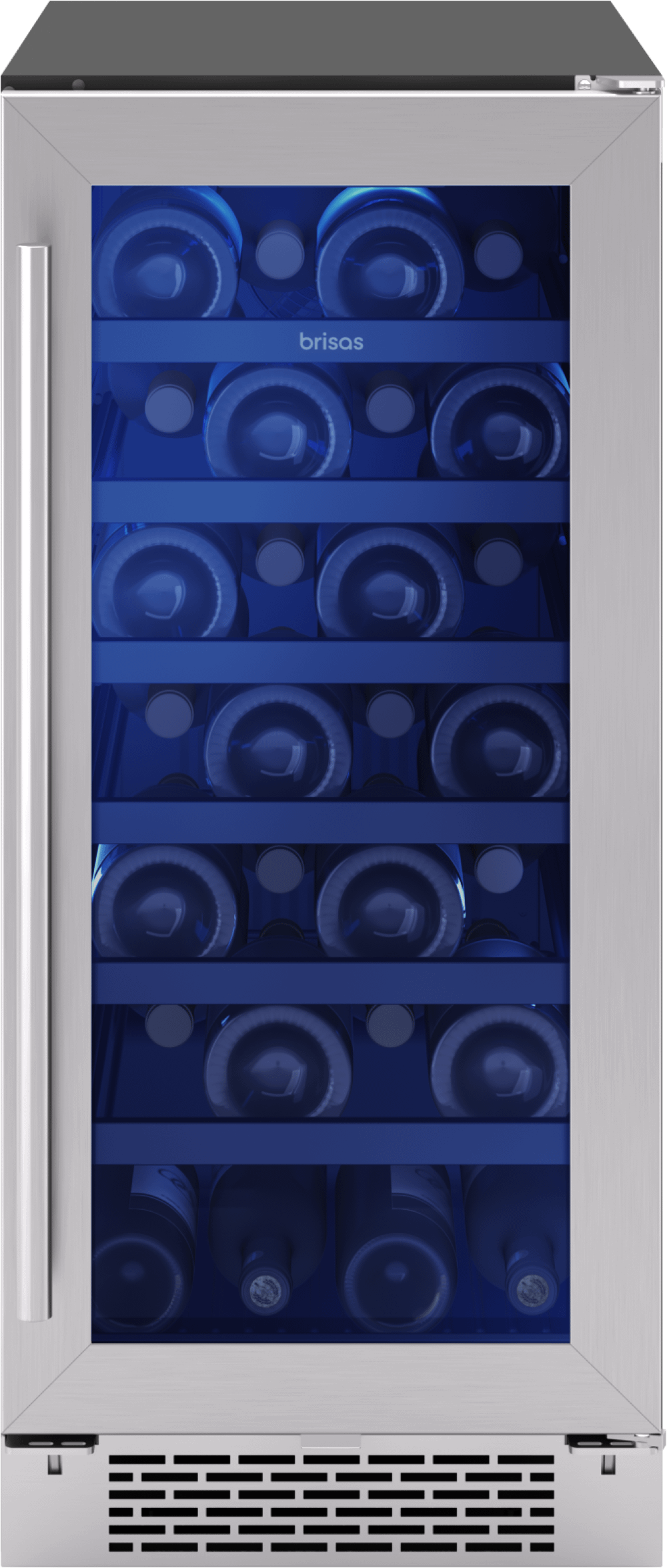 ZEPHYR BWN15C01AG Zephyr Brisas Wine Cooler, 15in Uc, Ss+gls, Rvs Dr, 1z