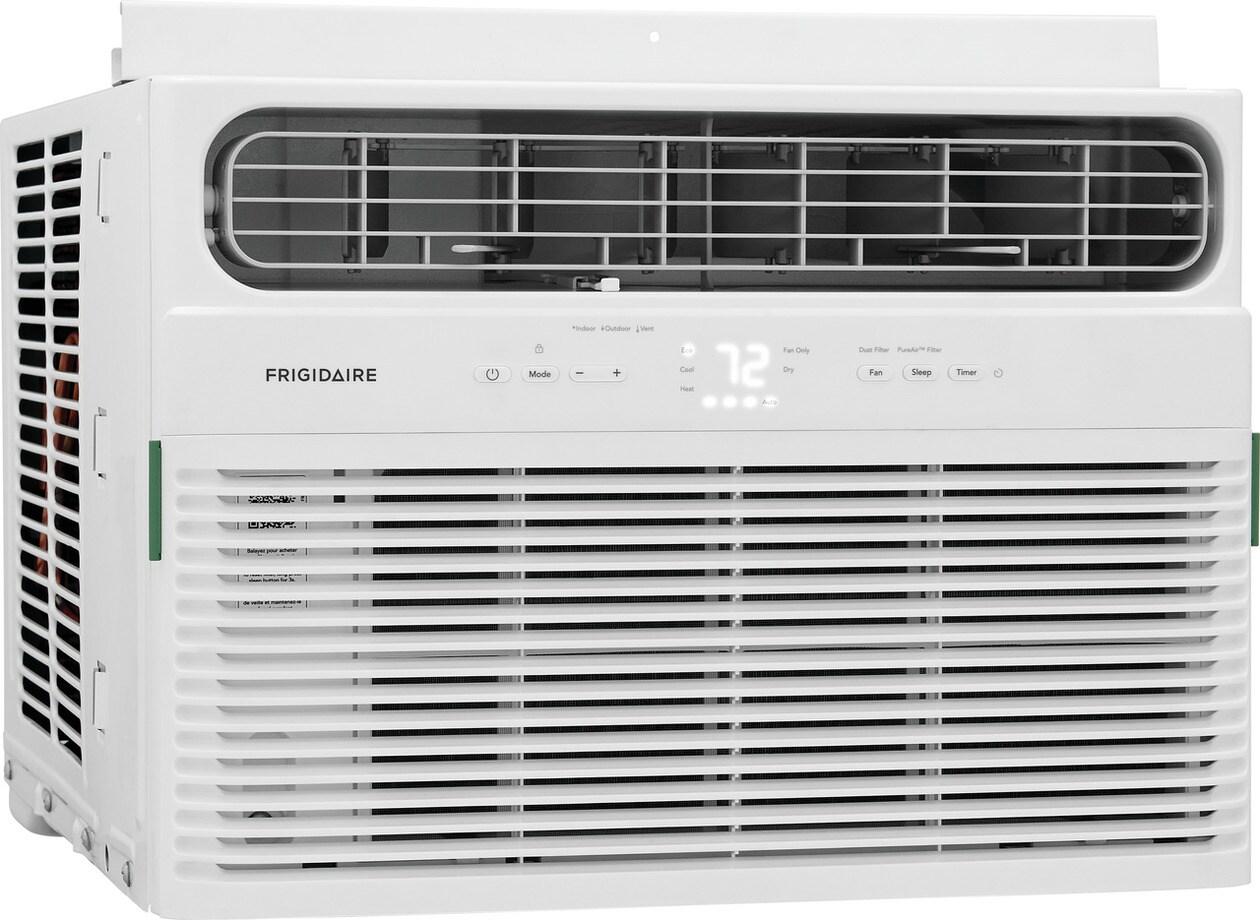 FRIGIDAIRE FHWH084WB1 Frigidaire 8,000 BTU Window Room Air Conditioner With Supplemental ...