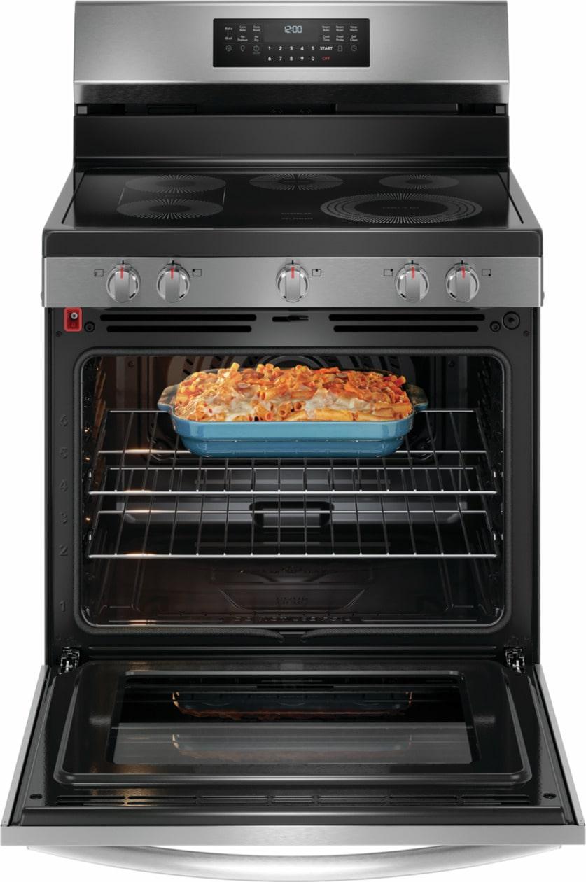 FRIGIDAIRE GCRE3060BF Frigidaire Gallery 30"" Rear Control Electric Range With Total CONVE...
