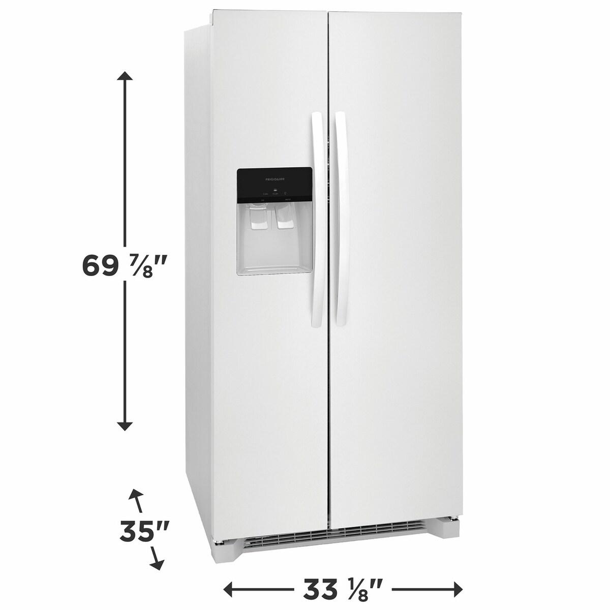 FRIGIDAIRE FRSS2323AW Frigidaire 22.3 Cu. Ft. 33'' Standard Depth Side By Side Refrigerator