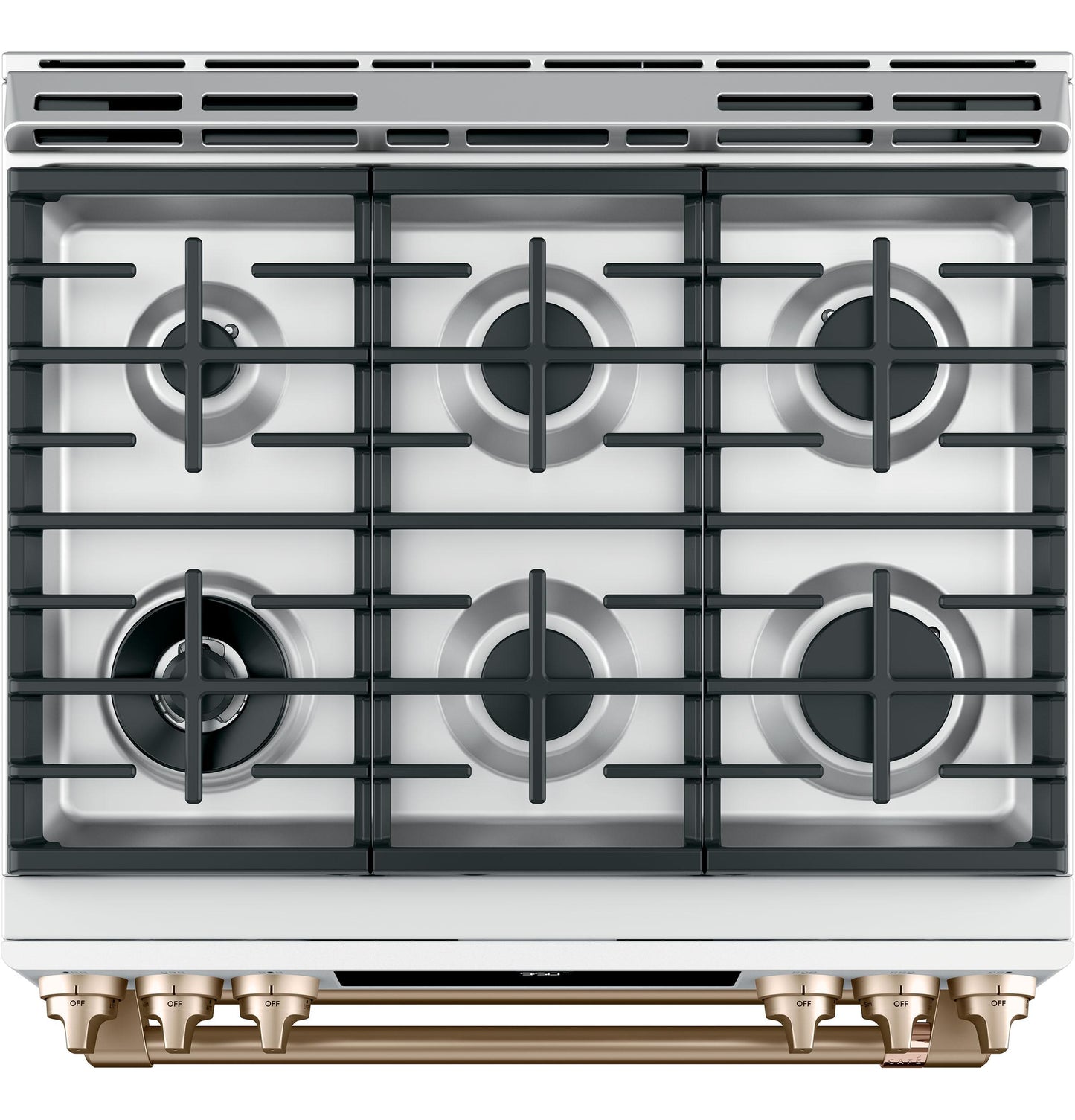 CAFE C2S950P4MW2 Cafe 30"" Slide-in Front Control Dual-fuel Double Oven With CO...