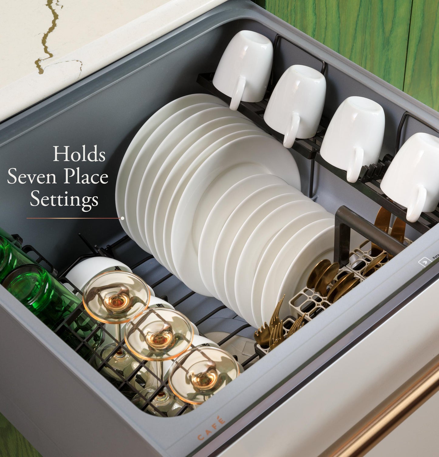 CAFE CDD220P4WW2 Cafe Cafe Energy Star Smart Single Drawer Dishwasher