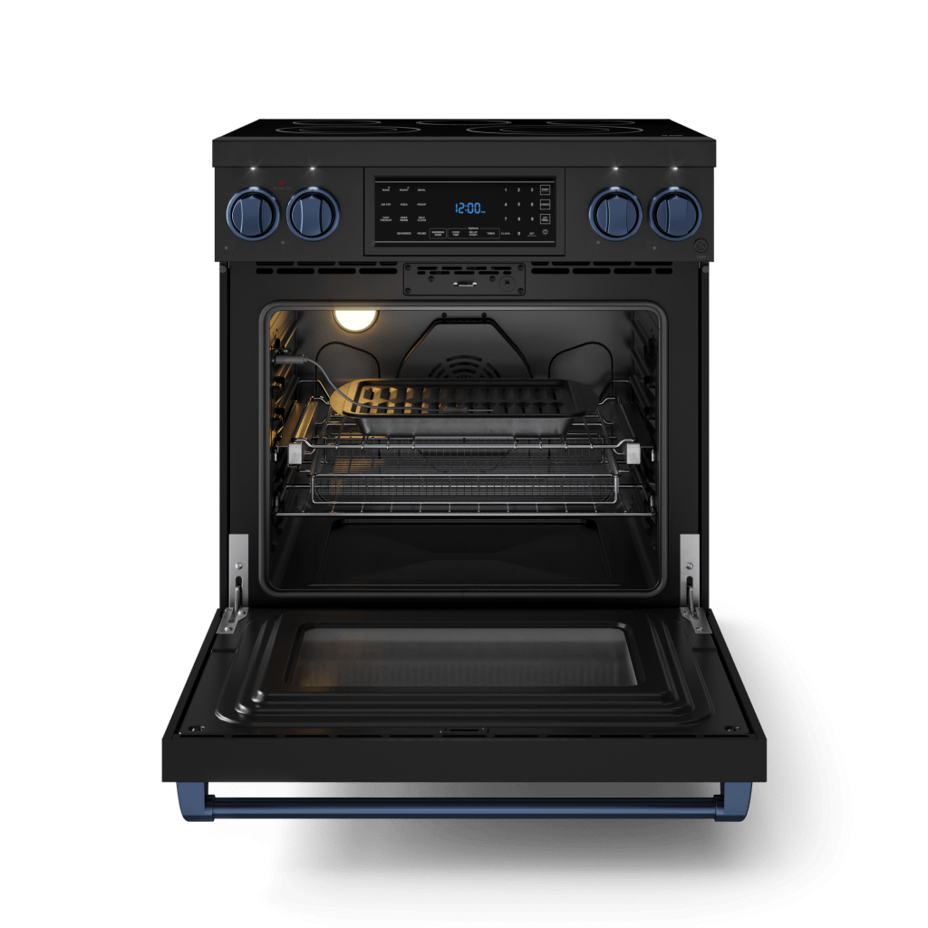 THOR KITCHEN RSE30BBLU 30 Inch Professional Electric Range With Tilt Panel Touch Control I...