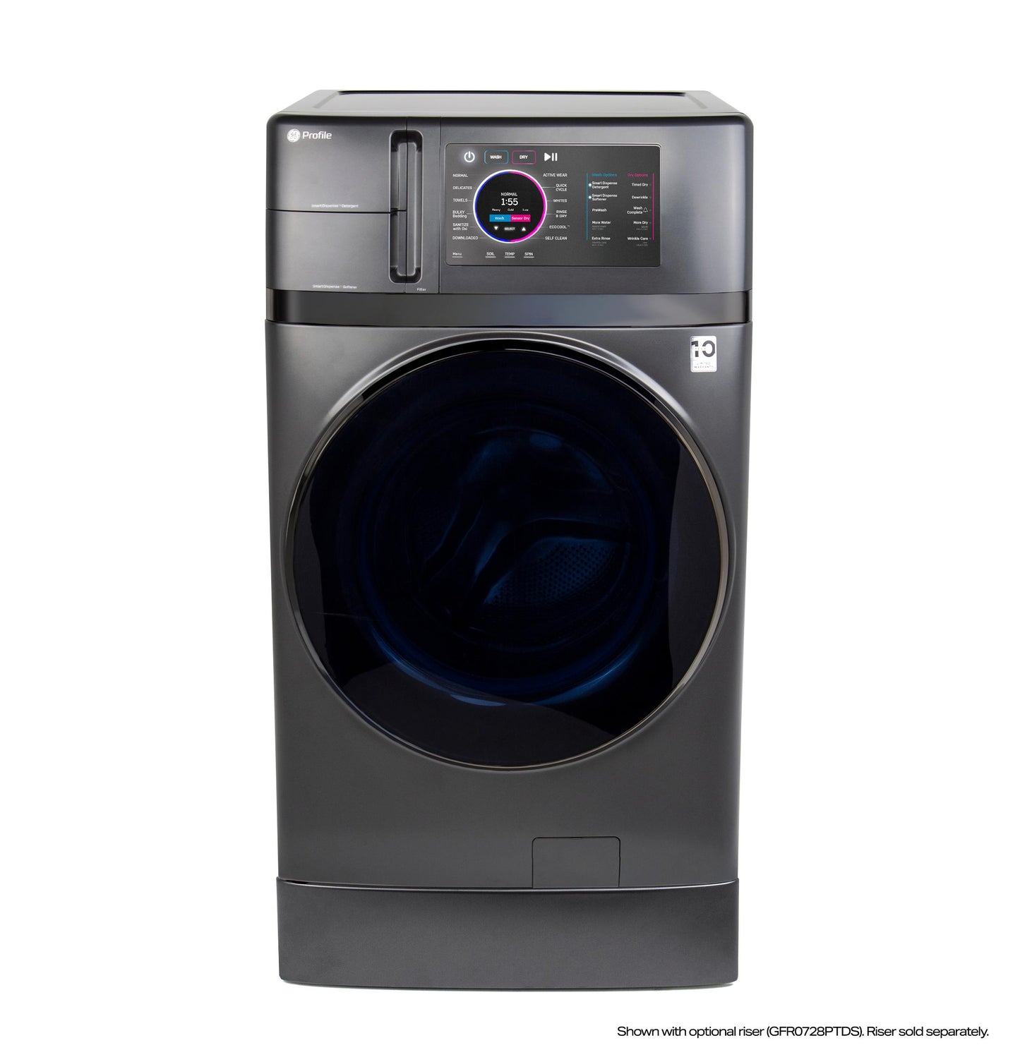 GE APPLIANCES PFQ97HSPVDS GE Profile 4.8 Cu. Ft. Capacity Ultrafast Combo With Ventless H...
