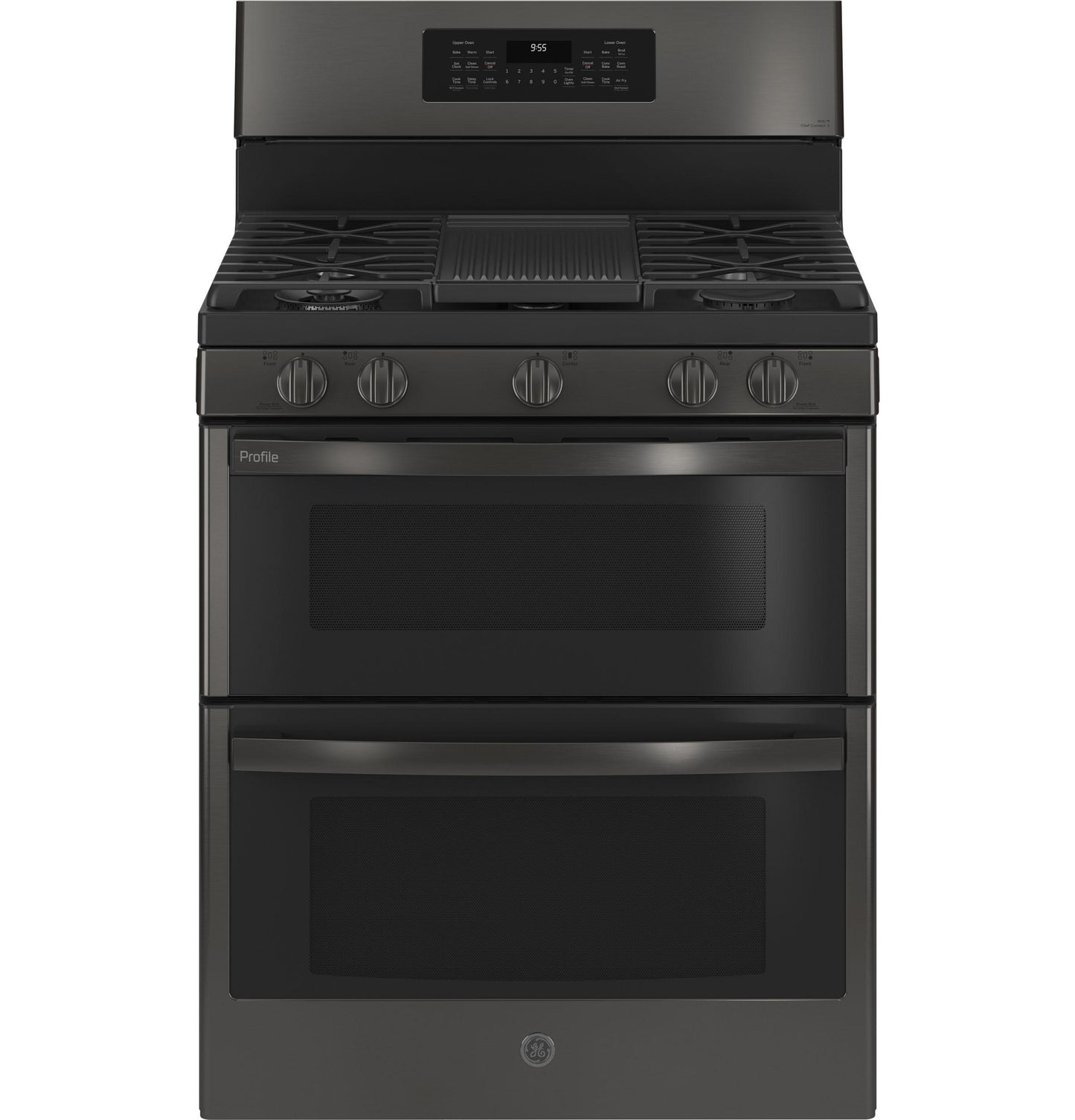 GE APPLIANCES PGB965BPTS GE Profile 30"" Free-standing Gas Double Oven Convection Range W...