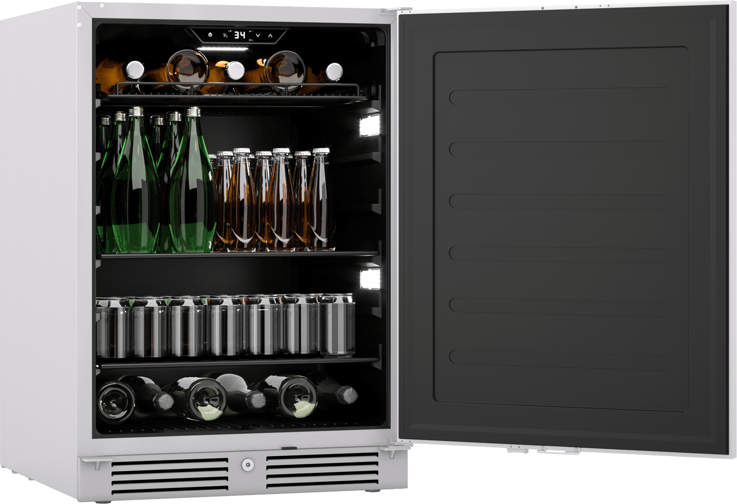 ZEPHYR PRB24C01ASOD Zephyr 24"" Outdoor Single Zone Beverage Cooler