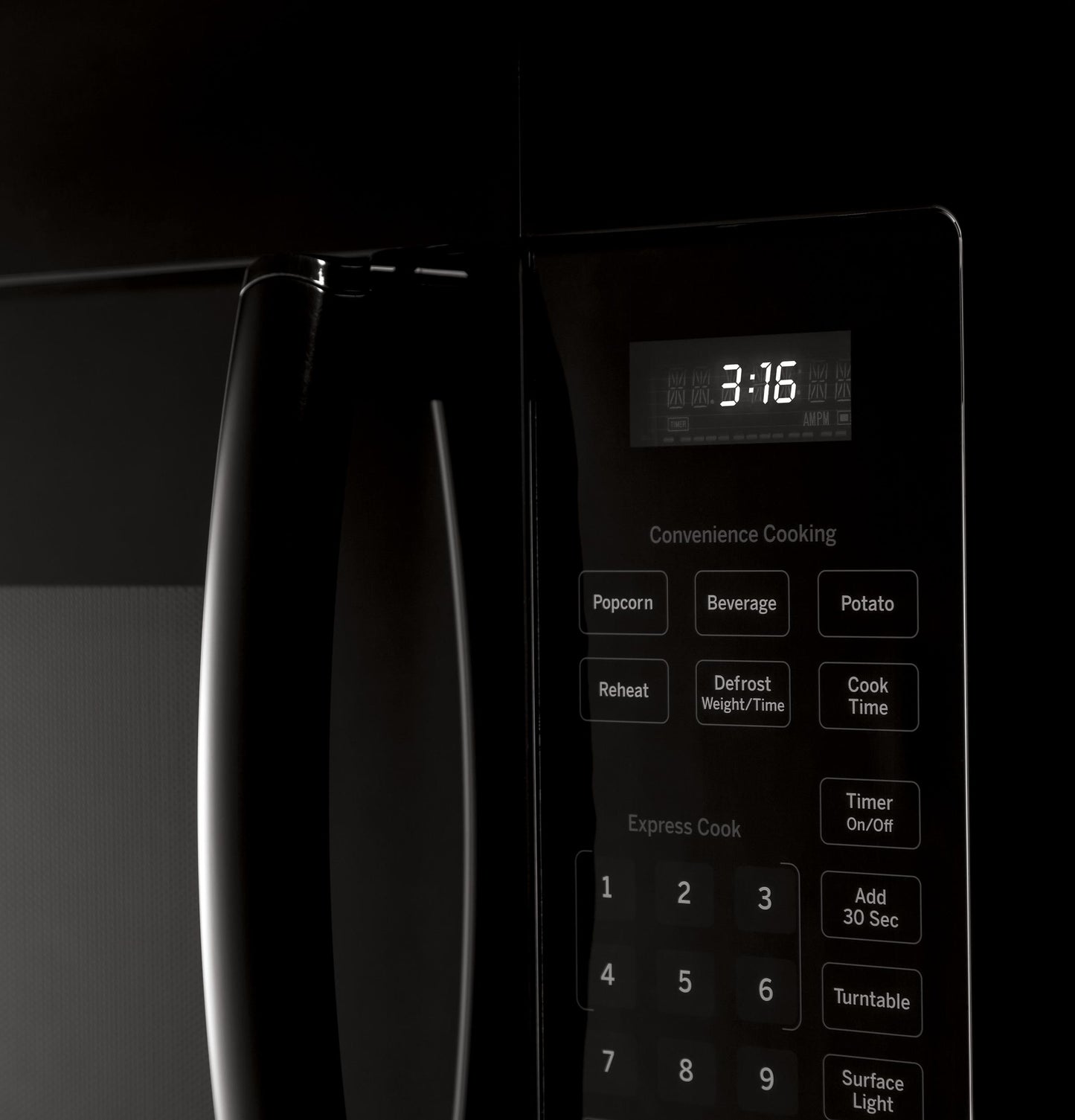 GE APPLIANCES JVM3160DFBB Ge 1.6 Cu. Ft. Over-the-range Microwave Oven