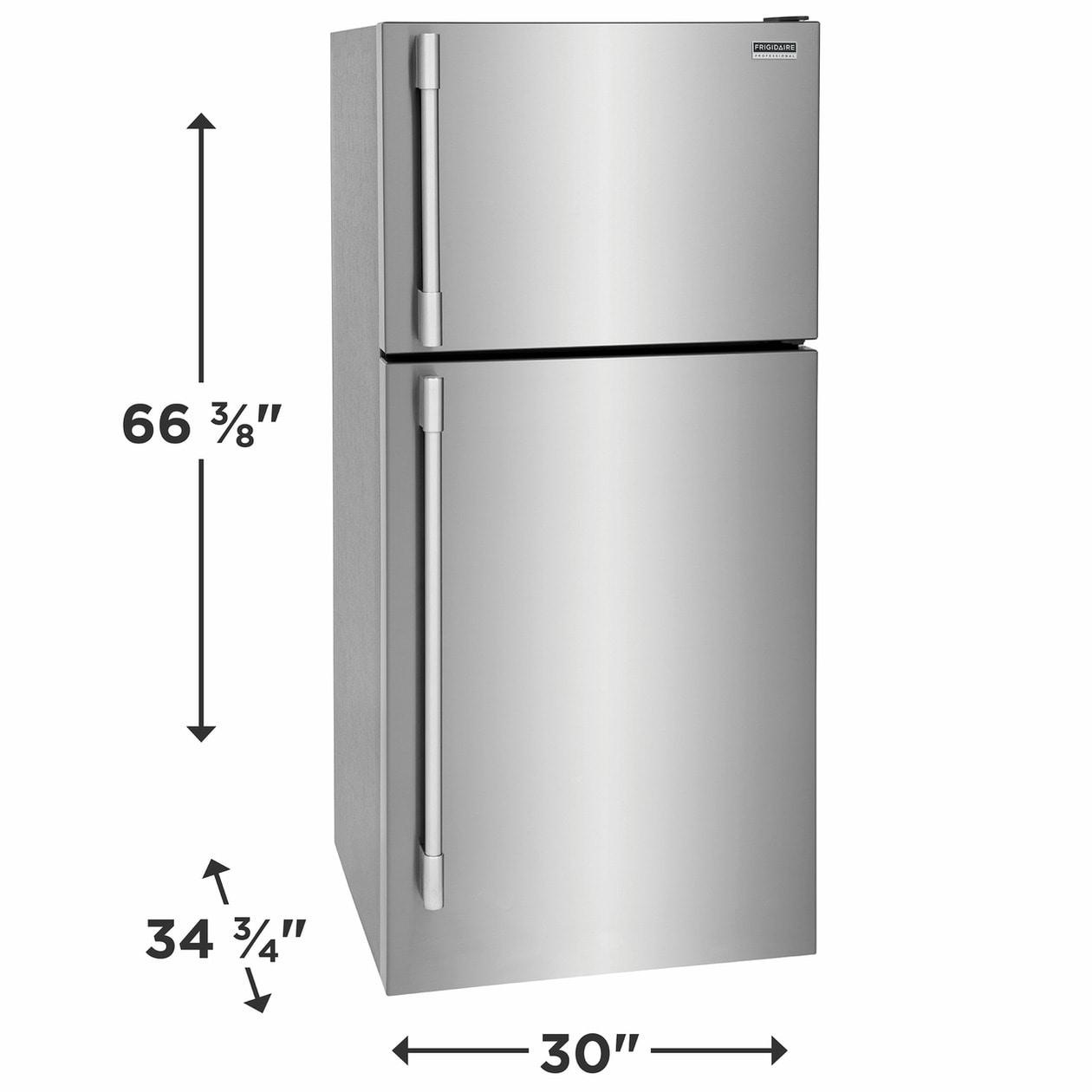 FRIGIDAIRE FPHT2097VF Frigidaire Professional 20.0 Cu. Ft. Top Freezer Refrigerator