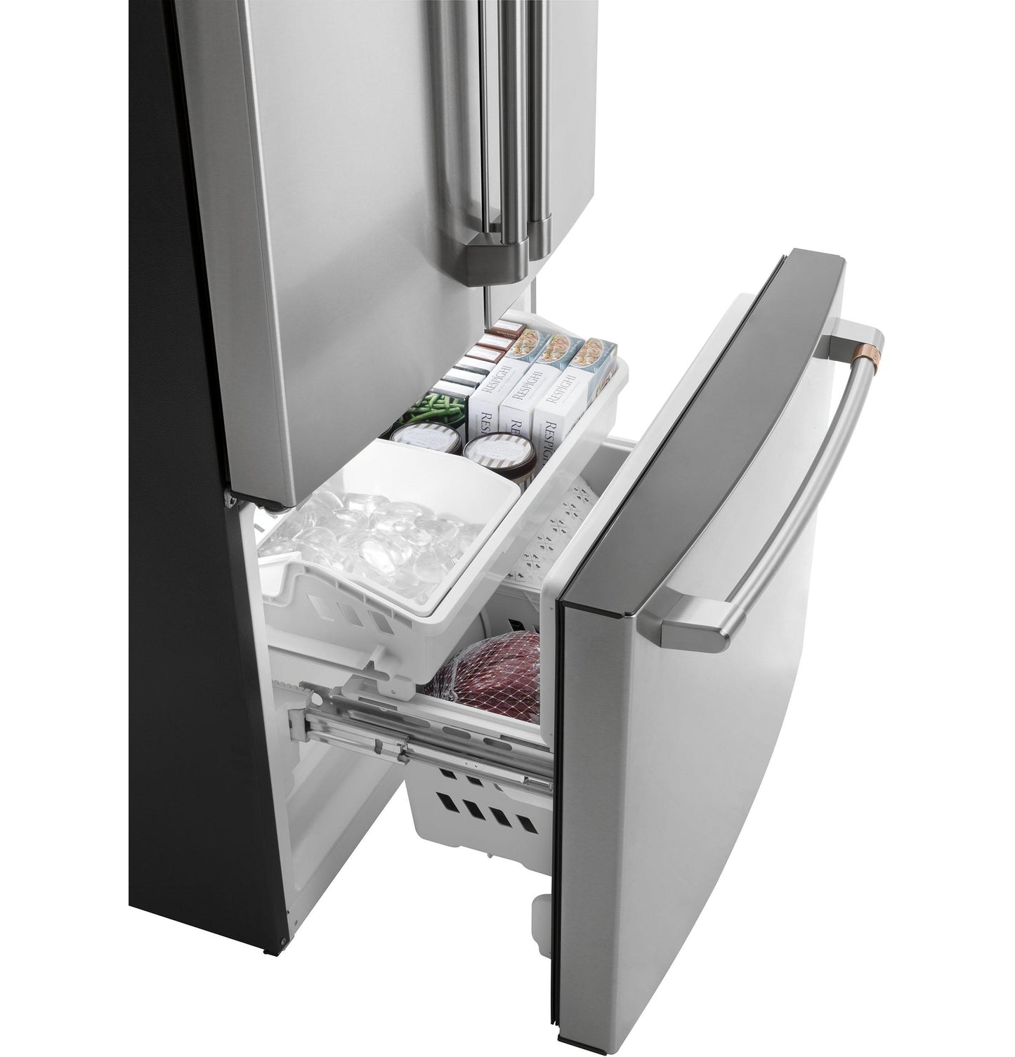 CAFE CWE19SP2NS1 Cafe Energy Star 18.6 Cu. Ft. Counter-depth French-door R...