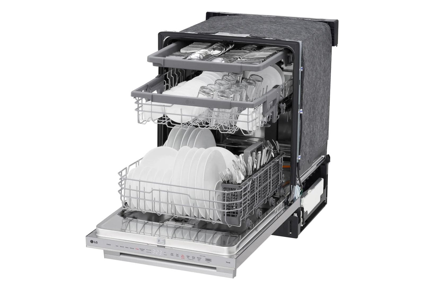 LG LDTH555NS Top-control Dishwasher With 1-hour Wash & Dry, Quadwash Pro, AND...