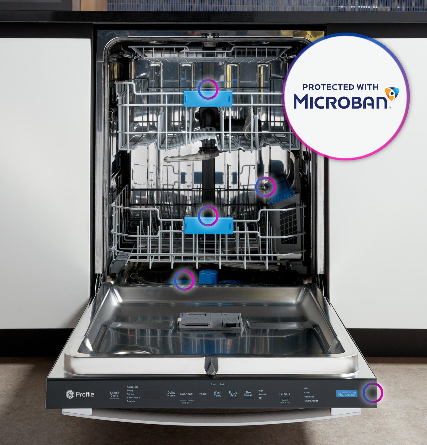 GE APPLIANCES PDT715SYVFS GE Profile Fingerprint Resistant Top Control With Stainless STE...