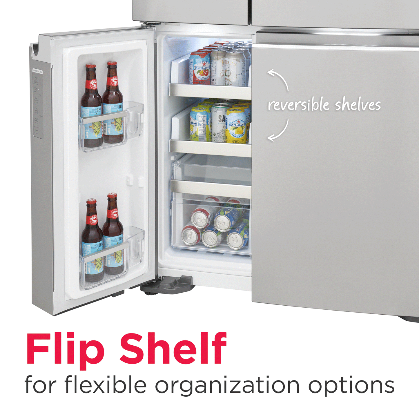 FRIGIDAIRE GRQC2255BF Frigidaire Gallery 21.5 Cu. Ft. Counter-depth 4-door Refrigerator