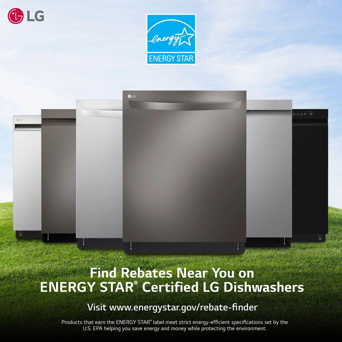 LG LDPS6762D Smart Top Control Dishwasher With Quadwash Pro, Dynamic Dry ...