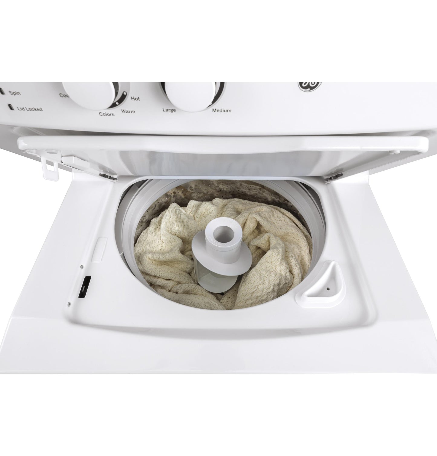 GE APPLIANCES GUD27GSSMWW GE Unitized Spacemaker 3.8 Doe Cu. Ft. Stainless Steel Washer AN...