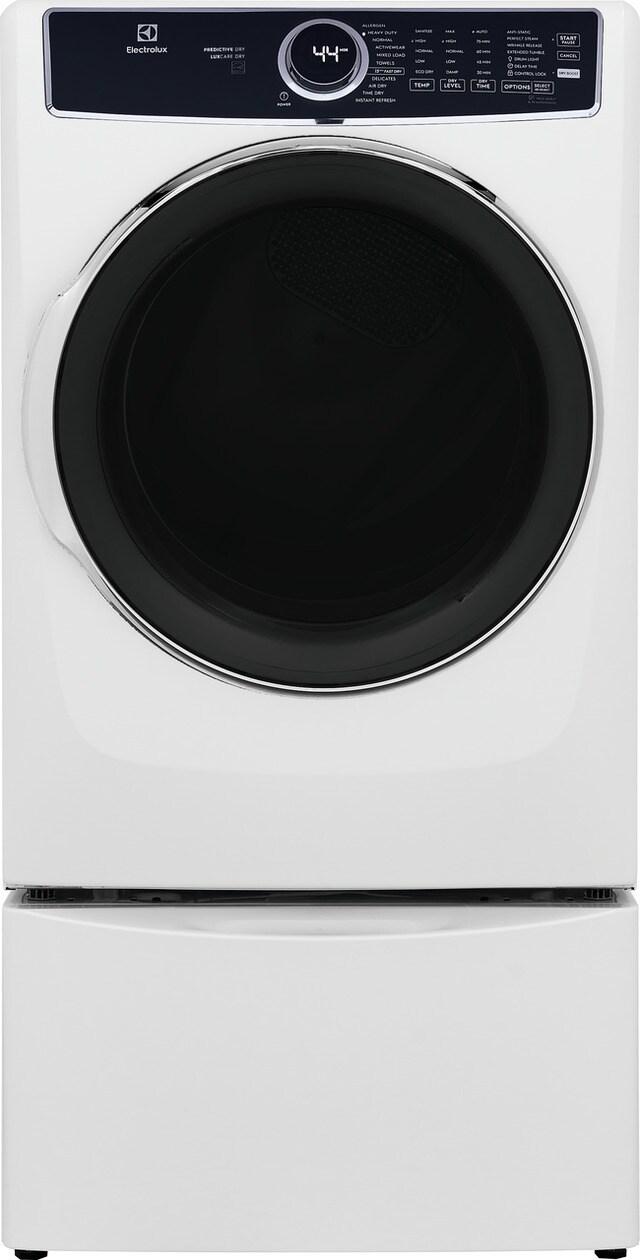 ELECTROLUX ELFG7637AW Electrolux Gas 8.0 Cu. Ft. Front Load Dryer