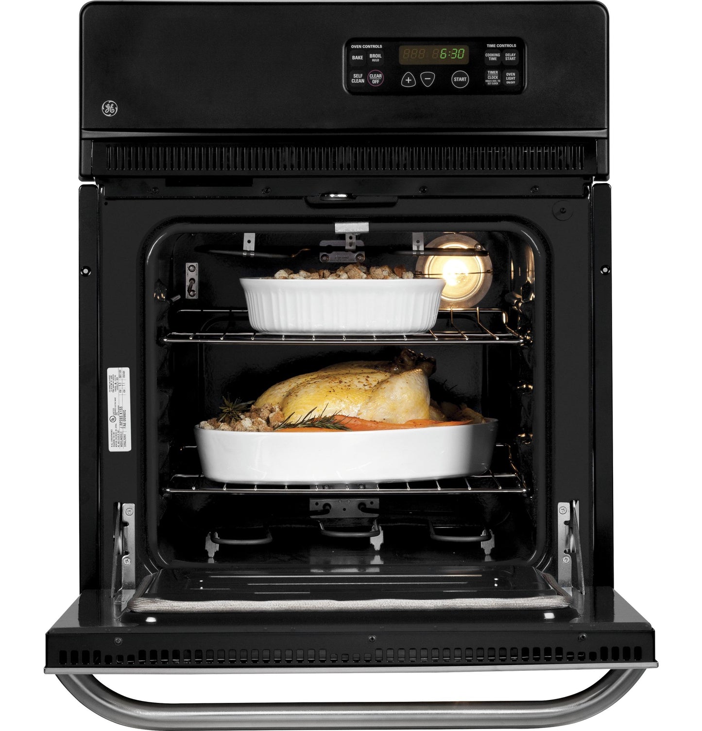 GE APPLIANCES JRP20SKSS GE Appliances 24"" Electric Single Self-cleaning Wall Oven