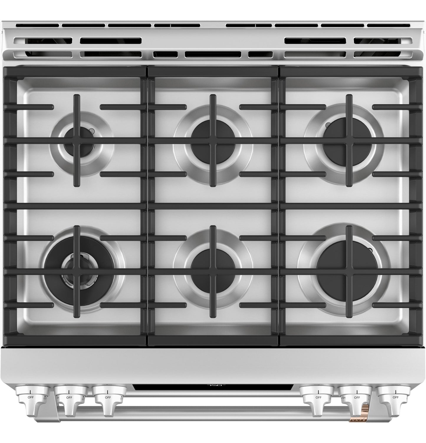 CAFE CGS750P2MS1 Cafe 30"" Slide-in Front Control Gas Double Oven With CONVECTI...