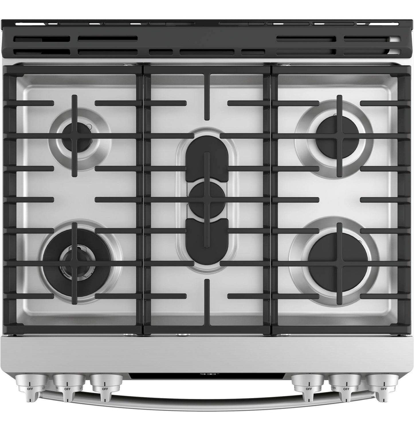 GE APPLIANCES PGS930YPFS GE Profile 30"" Smart Slide-in Front-control Gas Fingerprint RES...