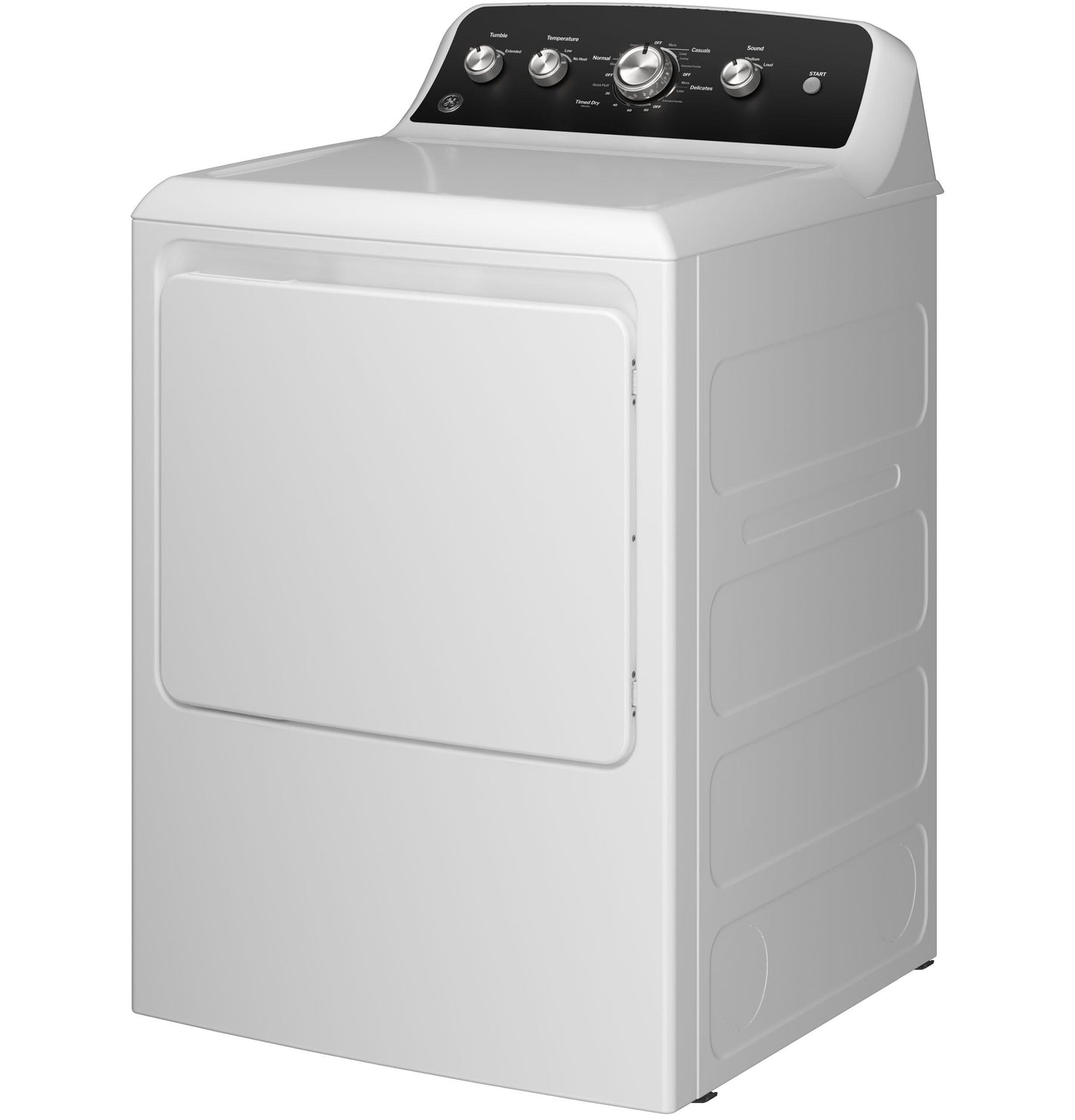 GE APPLIANCES GTD48GASWWB Ge 7.2 Cu. Ft. Capacity Gas Dryer With Up To 120 Ft. Venting AND...