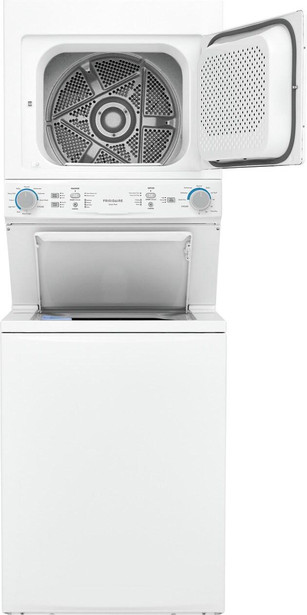 FRIGIDAIRE FLCG7522AW Frigidaire Gas Washer/dryer Laundry Center - 3.9 Cu. Ft Washer and ...