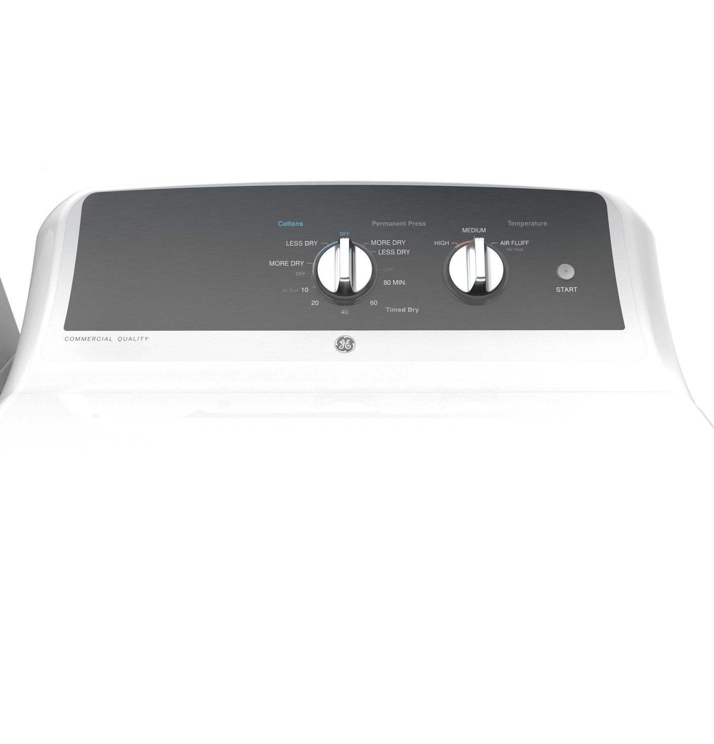 GE APPLIANCES GTX52EASPWB Ge 6.2 Cu. Ft. Capacity Aluminized Alloy Drum Electric Dryer
