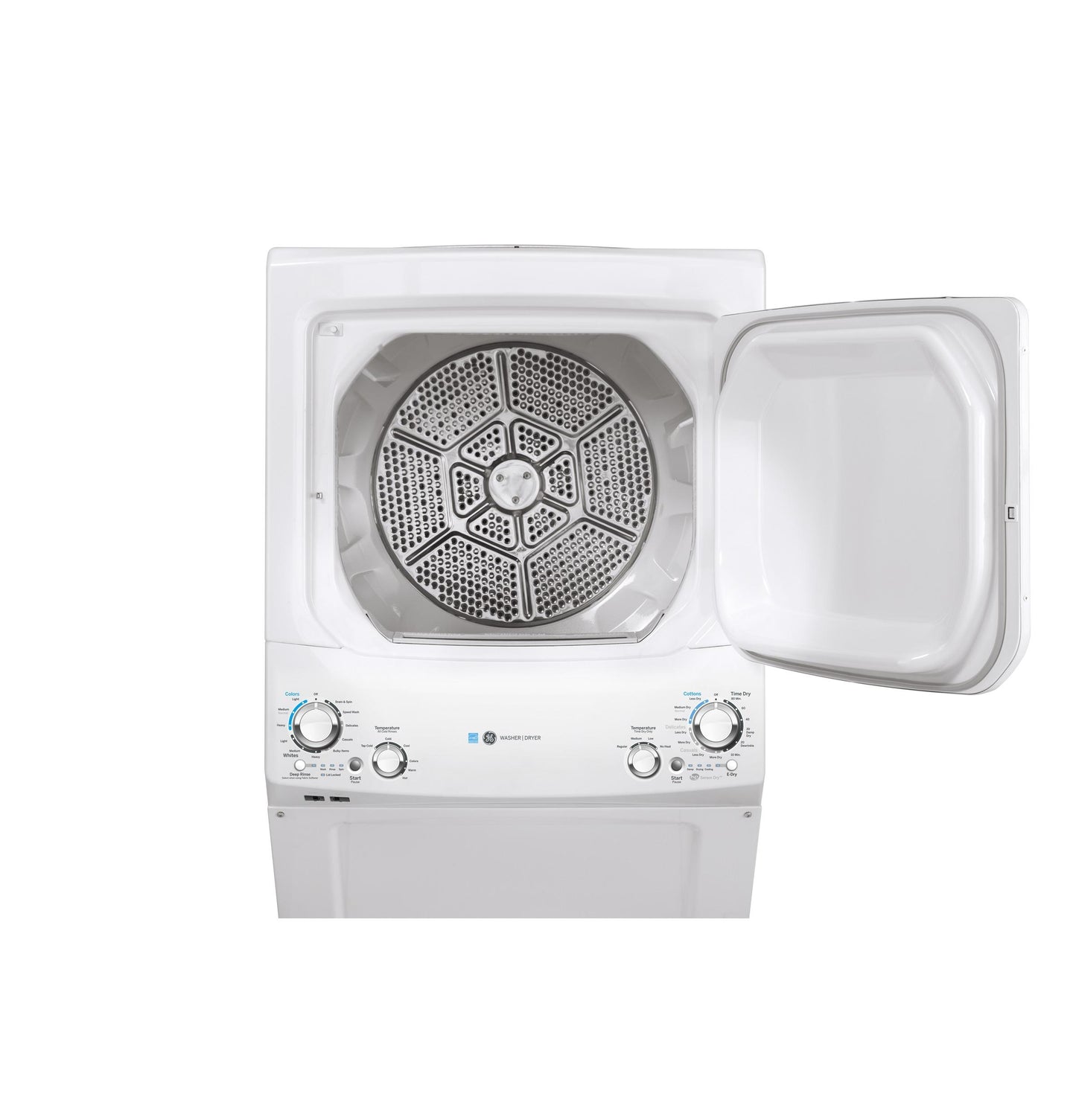 GE APPLIANCES GUD27GESNWW GE Unitized Spacemaker 3.9 Cu. Ft. Capacity Washer With STAINLES...