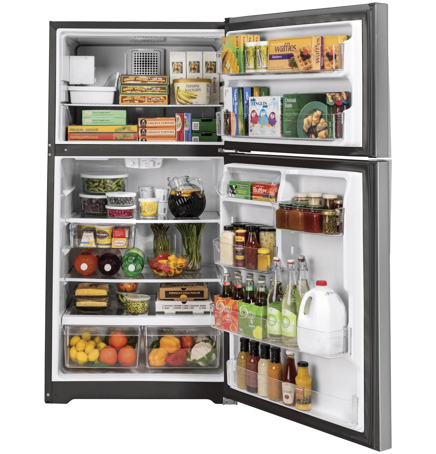GE APPLIANCES GIE19JSNRSS Ge Energy Star 19.1 Cu. Ft. Top-freezer Refrigerator