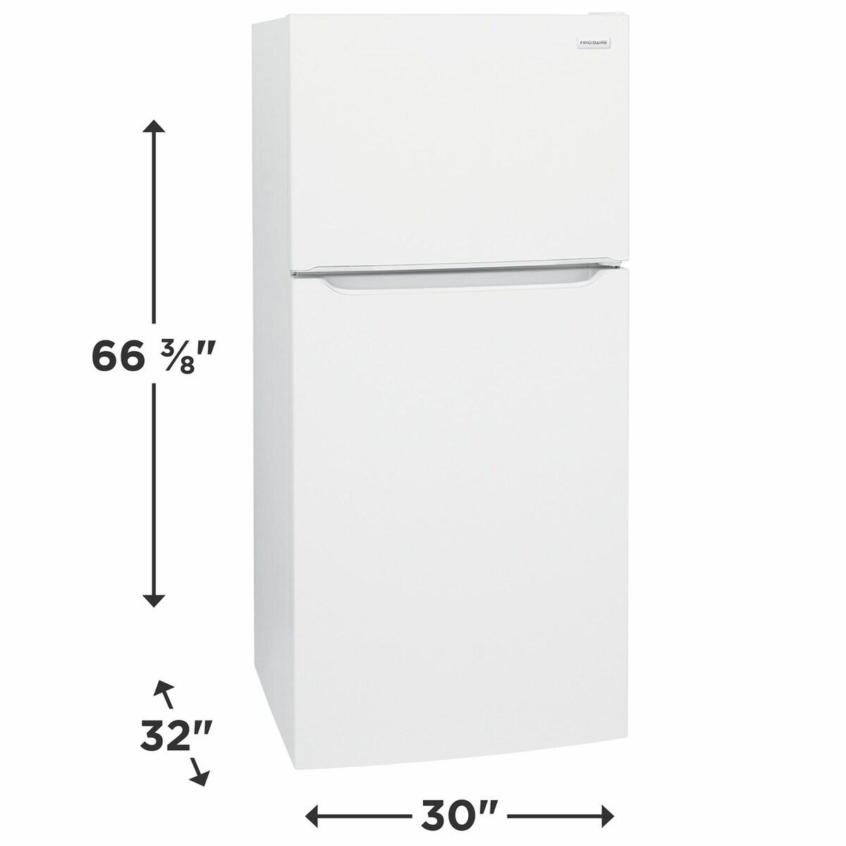 FRIGIDAIRE FFTR2045VW Frigidaire 20.0 Cu. Ft. Top Freezer Refrigerator