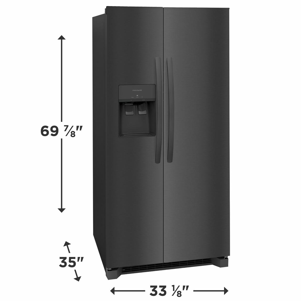 FRIGIDAIRE FRSS2323AD Frigidaire 22.3 Cu. Ft. 33'' Standard Depth Side By Side Refrigerator