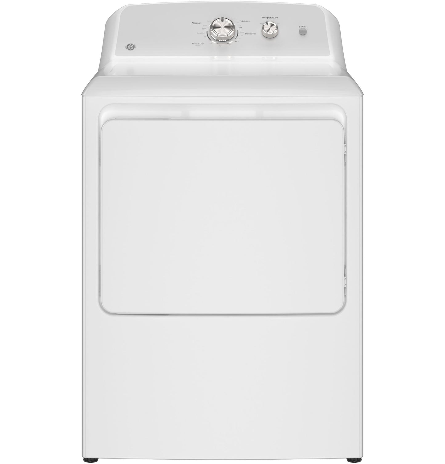 GE APPLIANCES GTX38GASWWS Ge 6.2 Cu. Ft. Capacity Gas dryer With Up To 120 Ft. VENT...