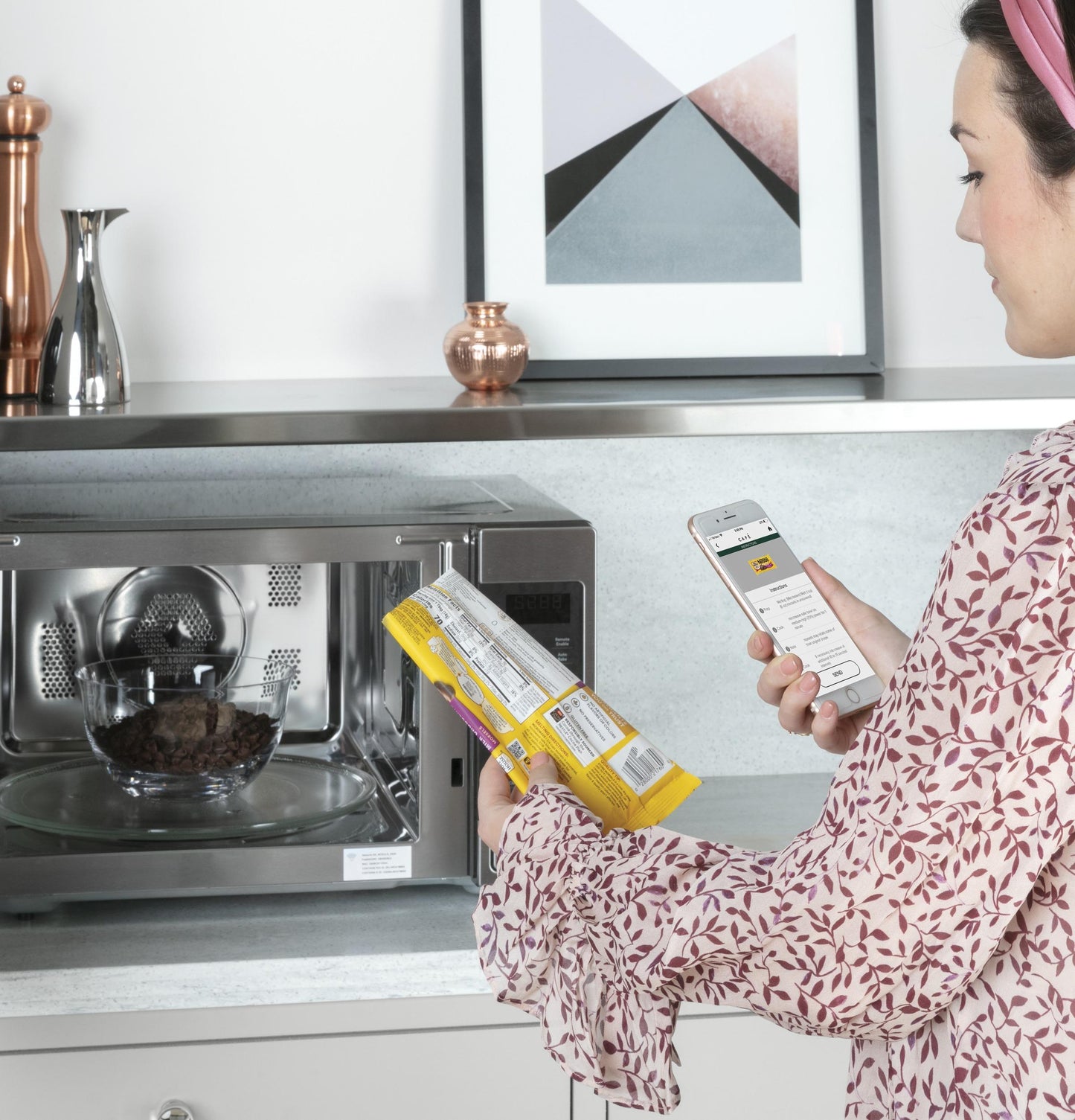 CAFE CCWK15C1WWM Cafe 1.5 Cu. Ft. Smart Countertop Convection/microwave Oven