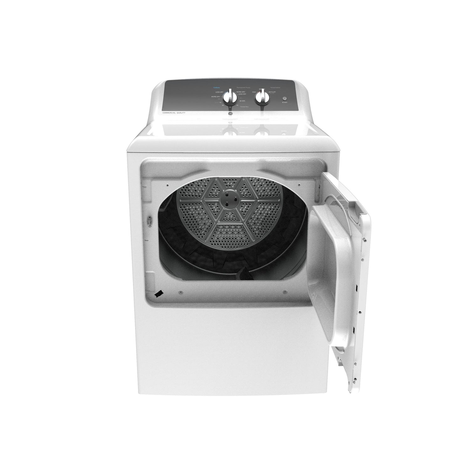 GE APPLIANCES GTX52EASPWB Ge 6.2 Cu. Ft. Capacity Aluminized Alloy Drum Electric Dryer