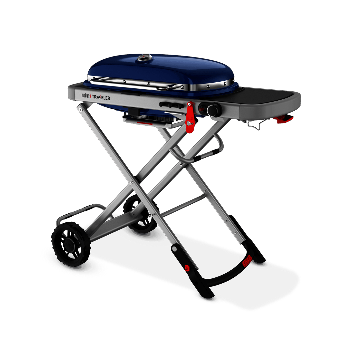 WEBER 9020001 Weber Traveler Portable Gas Grill - Deep Ocean Blue