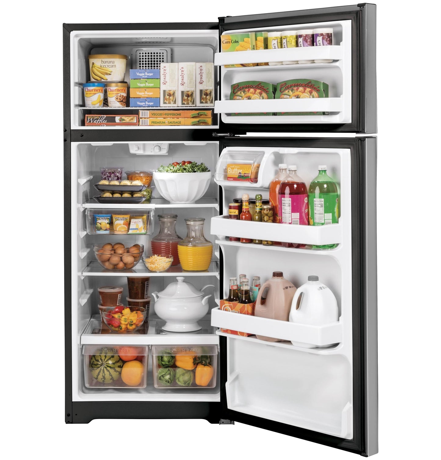 GE APPLIANCES GTS17GSNRSS Ge 16.6 Cu. Ft. Top-freezer Refrigerator