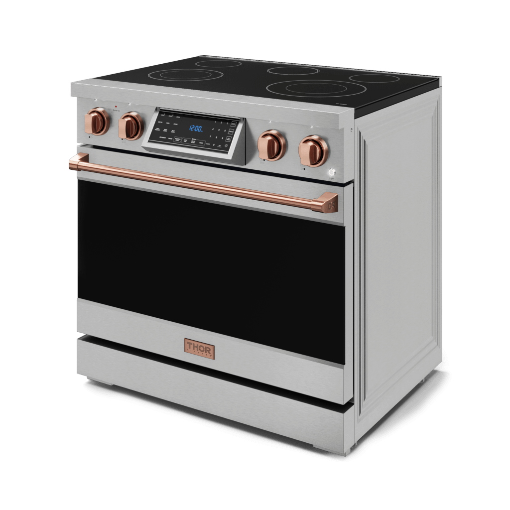 THOR KITCHEN RSE36RSG 36 Inch Professional Electric Range With Tilt Panel Touch Control I...