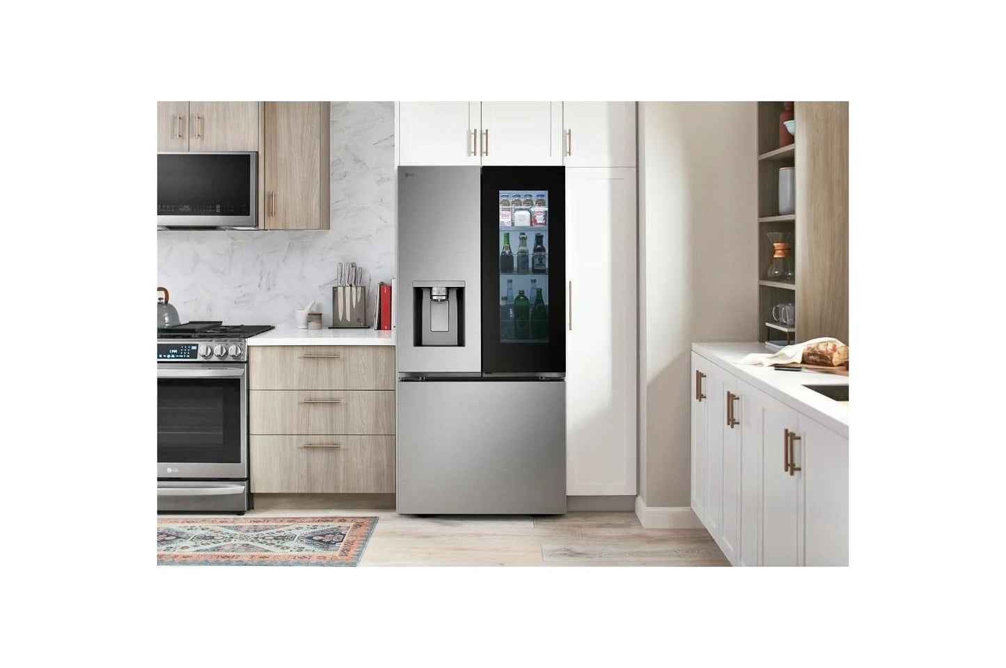 LG LF25S6560S 25 Cu. Ft. Smart Standard-depth Max French Door Refrigerator WI...