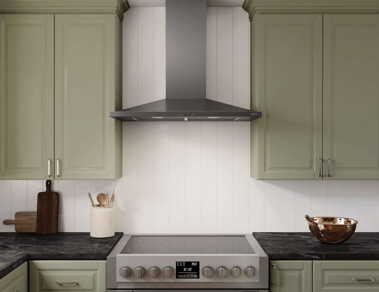 ZEPHYR ZANM90DBS Zephyr 36"" Anzio Wall