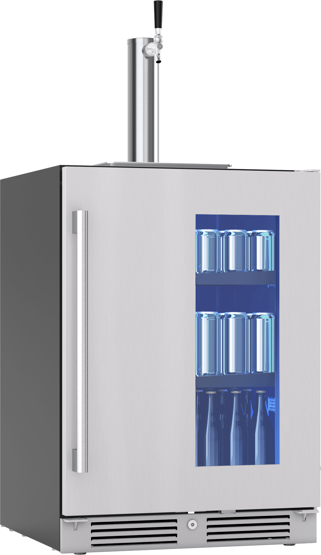 ZEPHYR PRKB24C01AG Zephyr 24"" Kegerator & Beverage Cooler